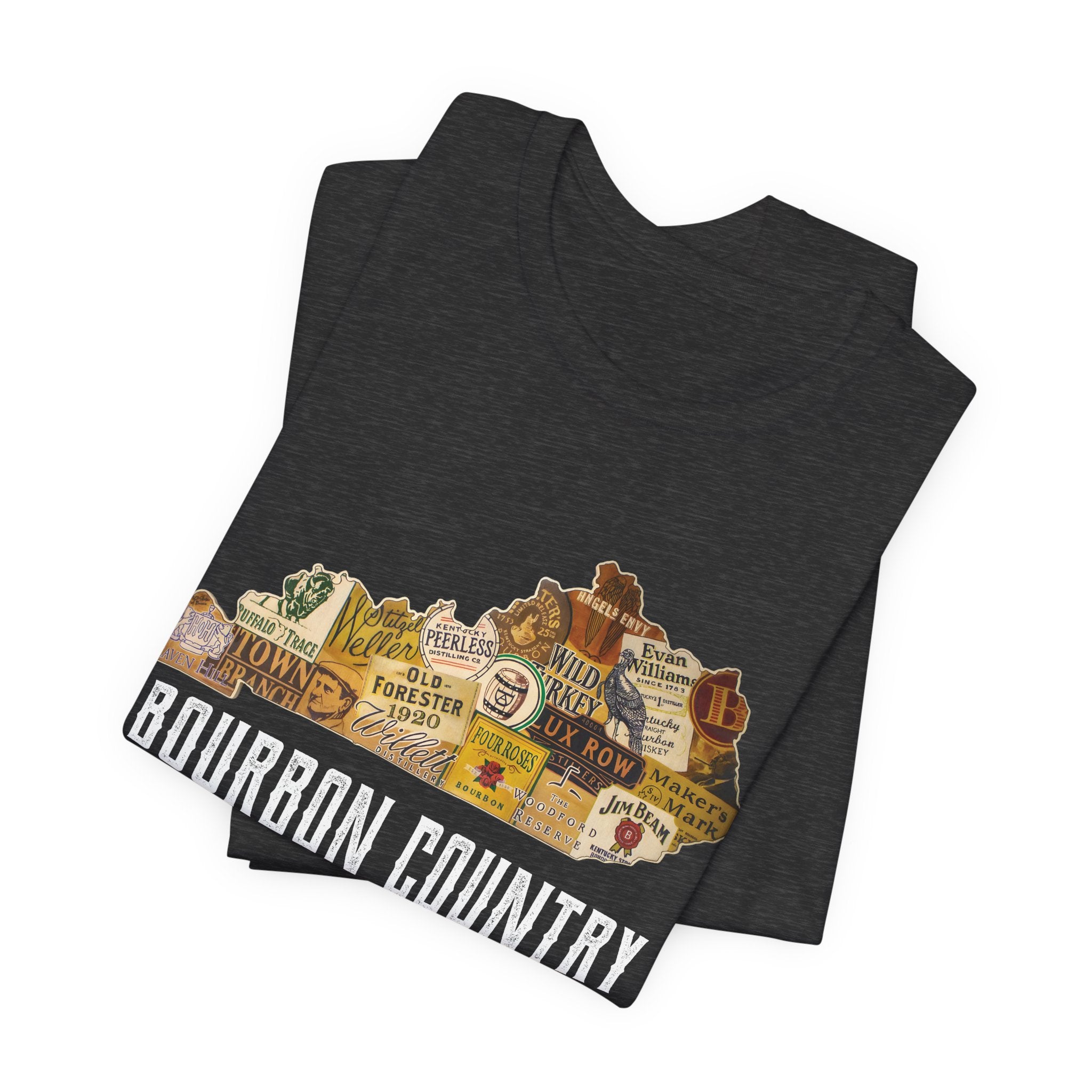 All Roads Lead to Bourbon Premium CrewneckTee