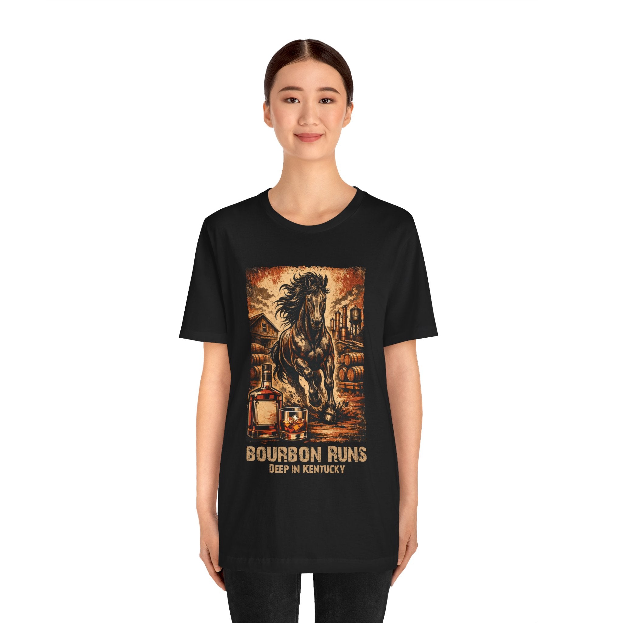 Bourbon Runs Deep in Kentucky Premium Tee