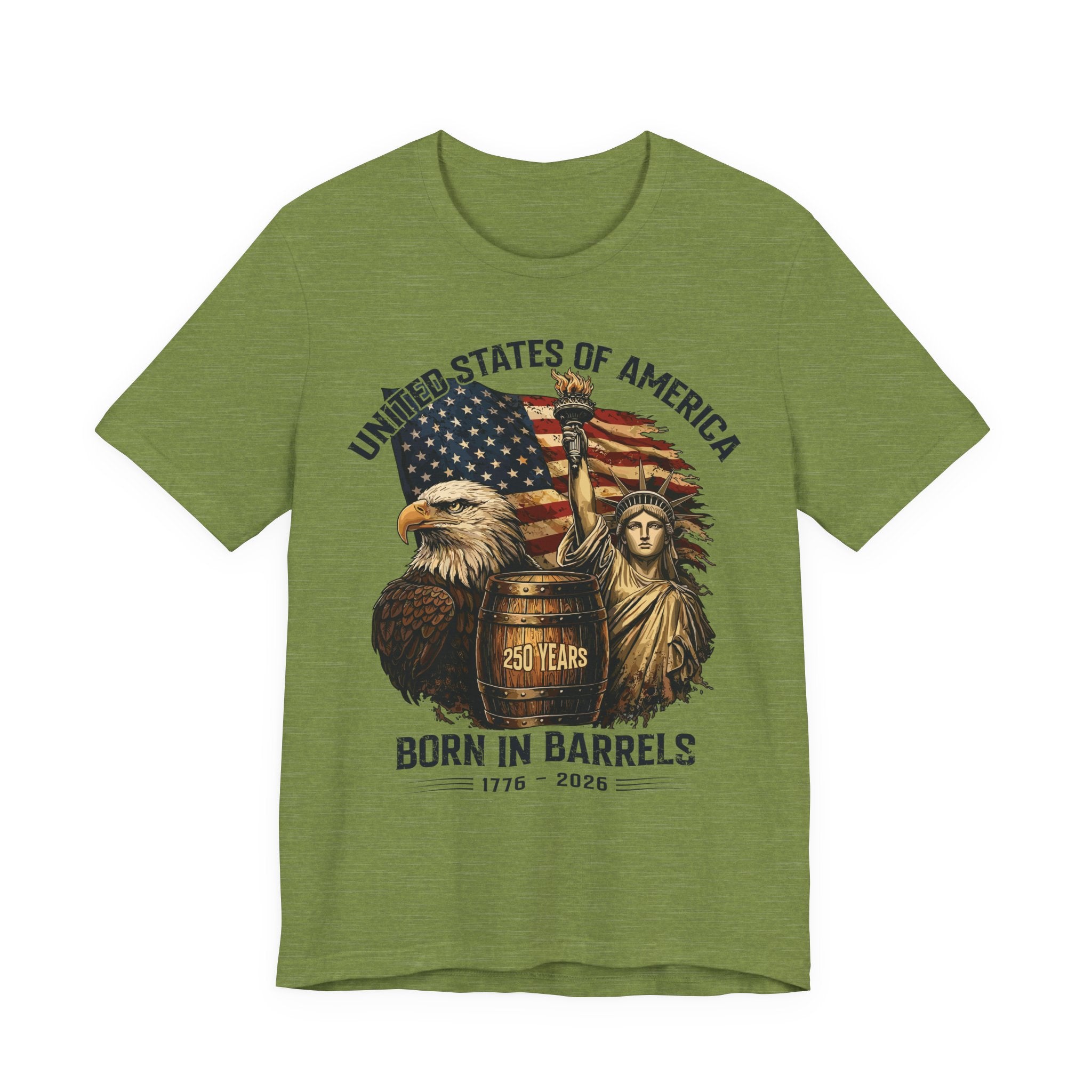 United States of America – Born In Barrels – 250 Years Premium Tee