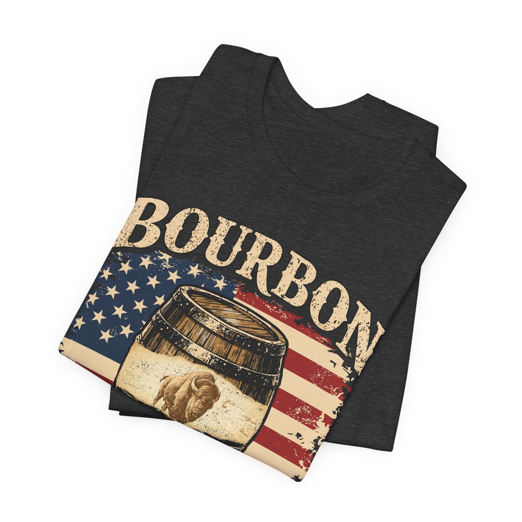 Bourbon Built America Premium CrewneckTee