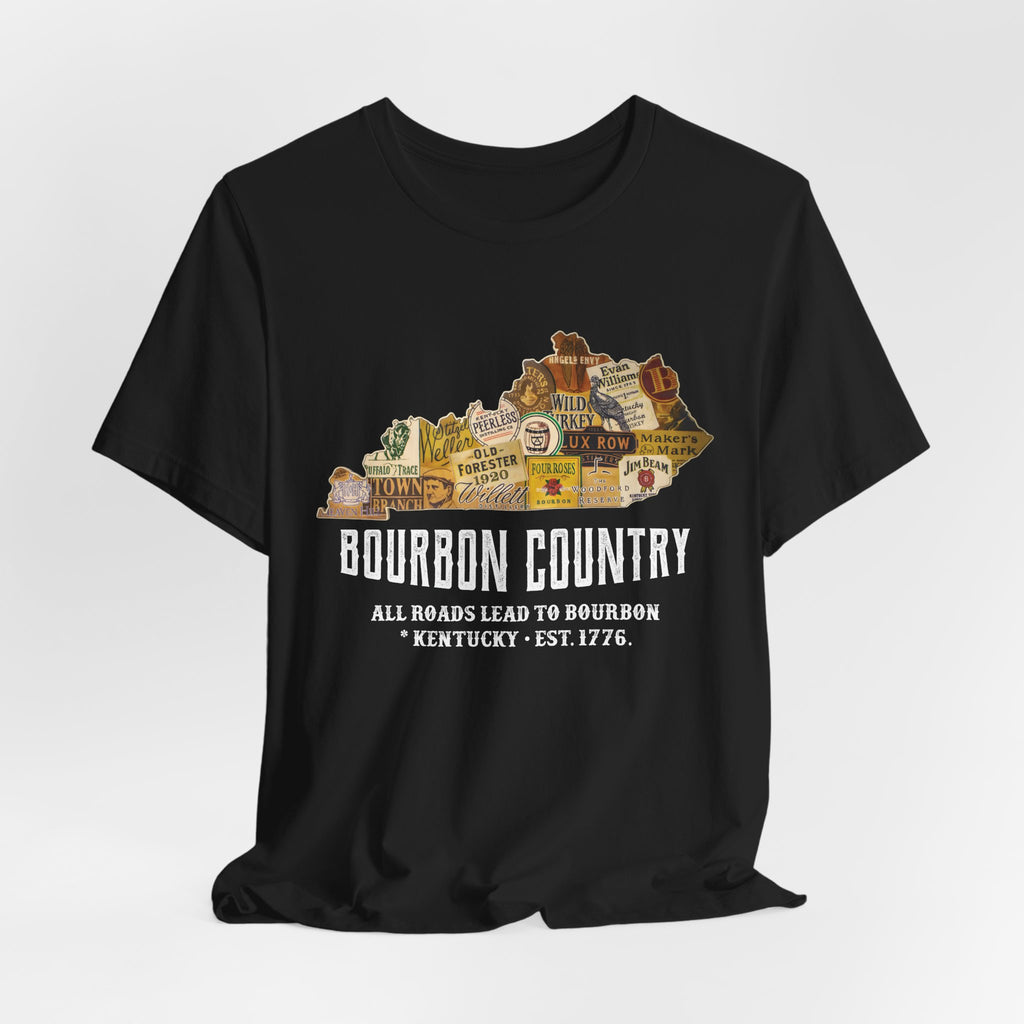 All Roads Lead to Bourbon Premium CrewneckTee