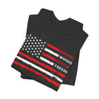 Bourbon, Whiskey, Scotch & Freedom Premium CrewneckTee