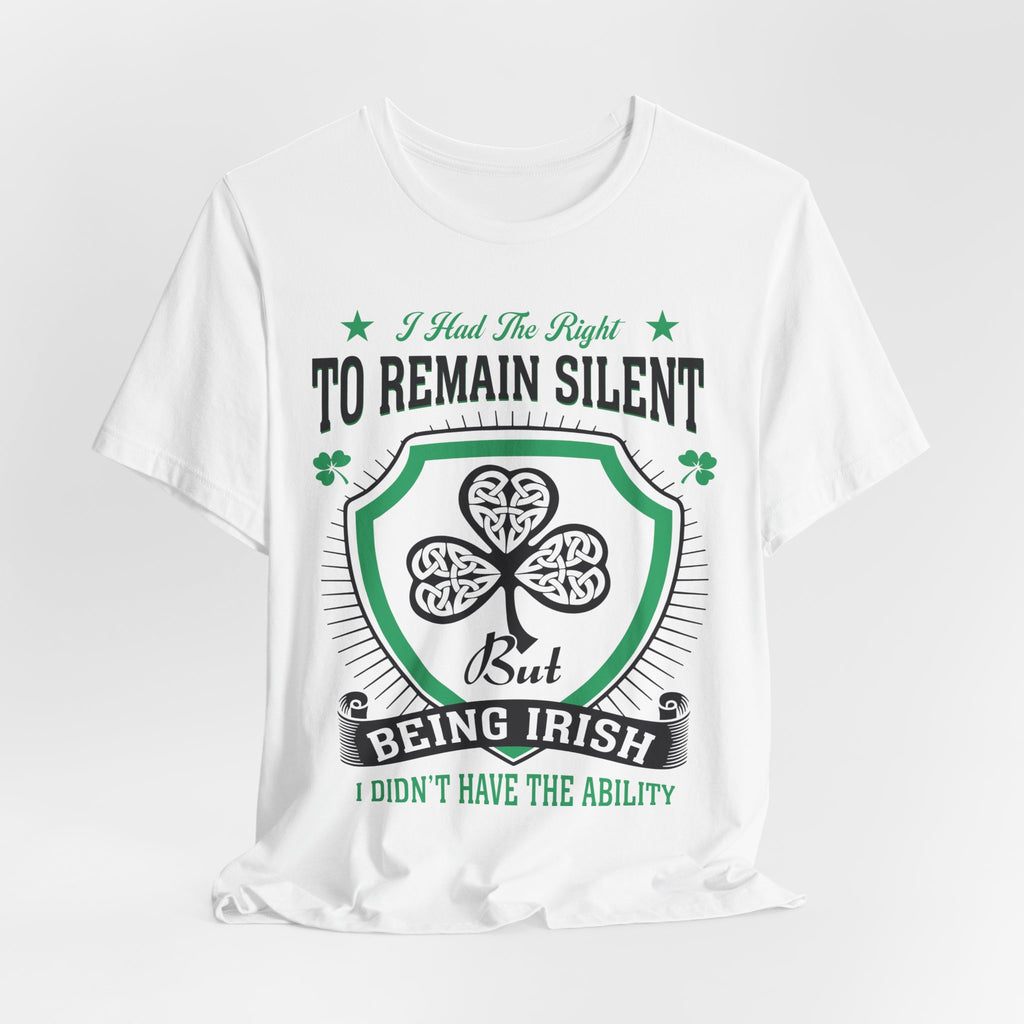 Irish Right To Remain Silent Premium CrewneckTee