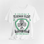 Irish Right To Remain Silent Premium CrewneckTee
