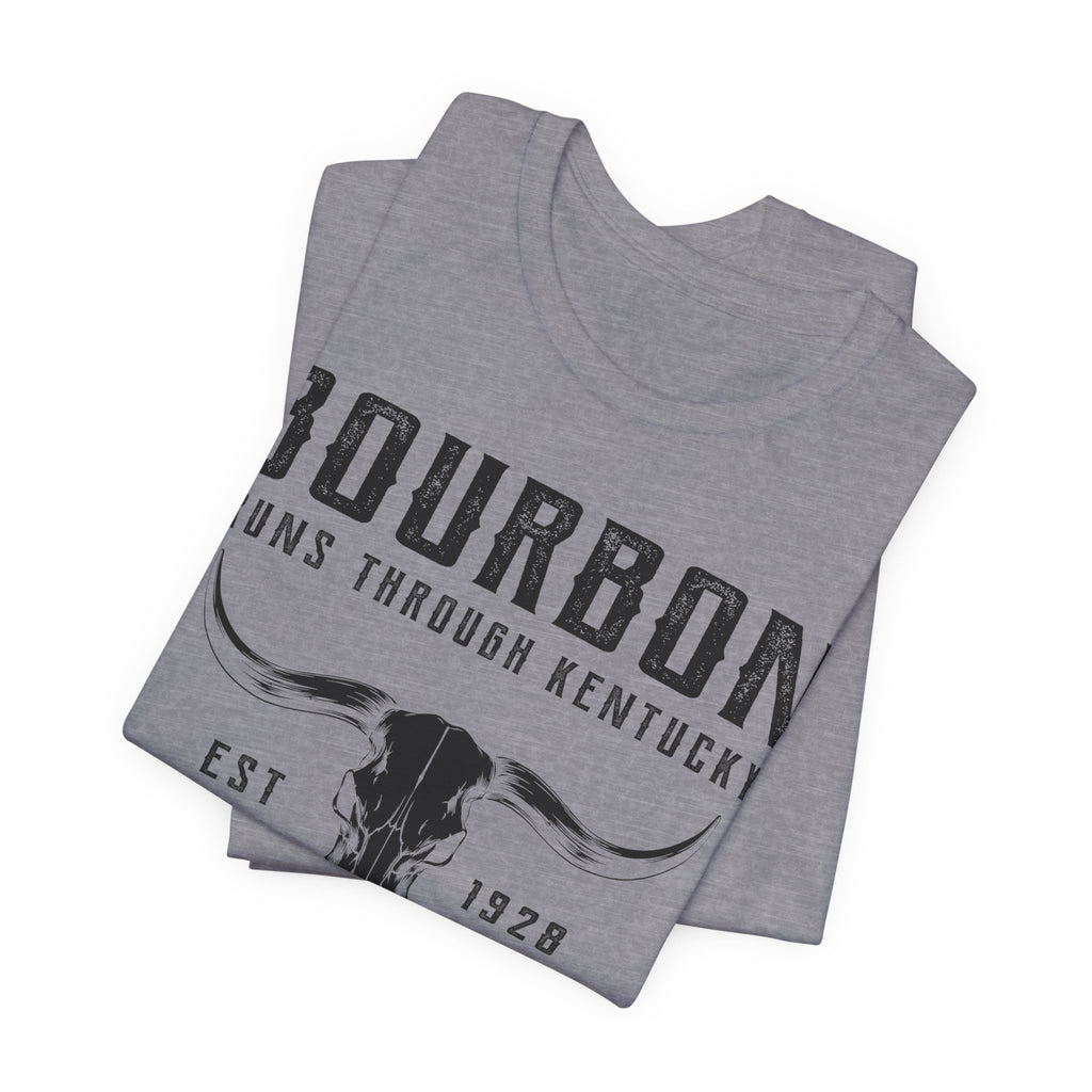Bourbon Runs Through Kentucky Premium Tee