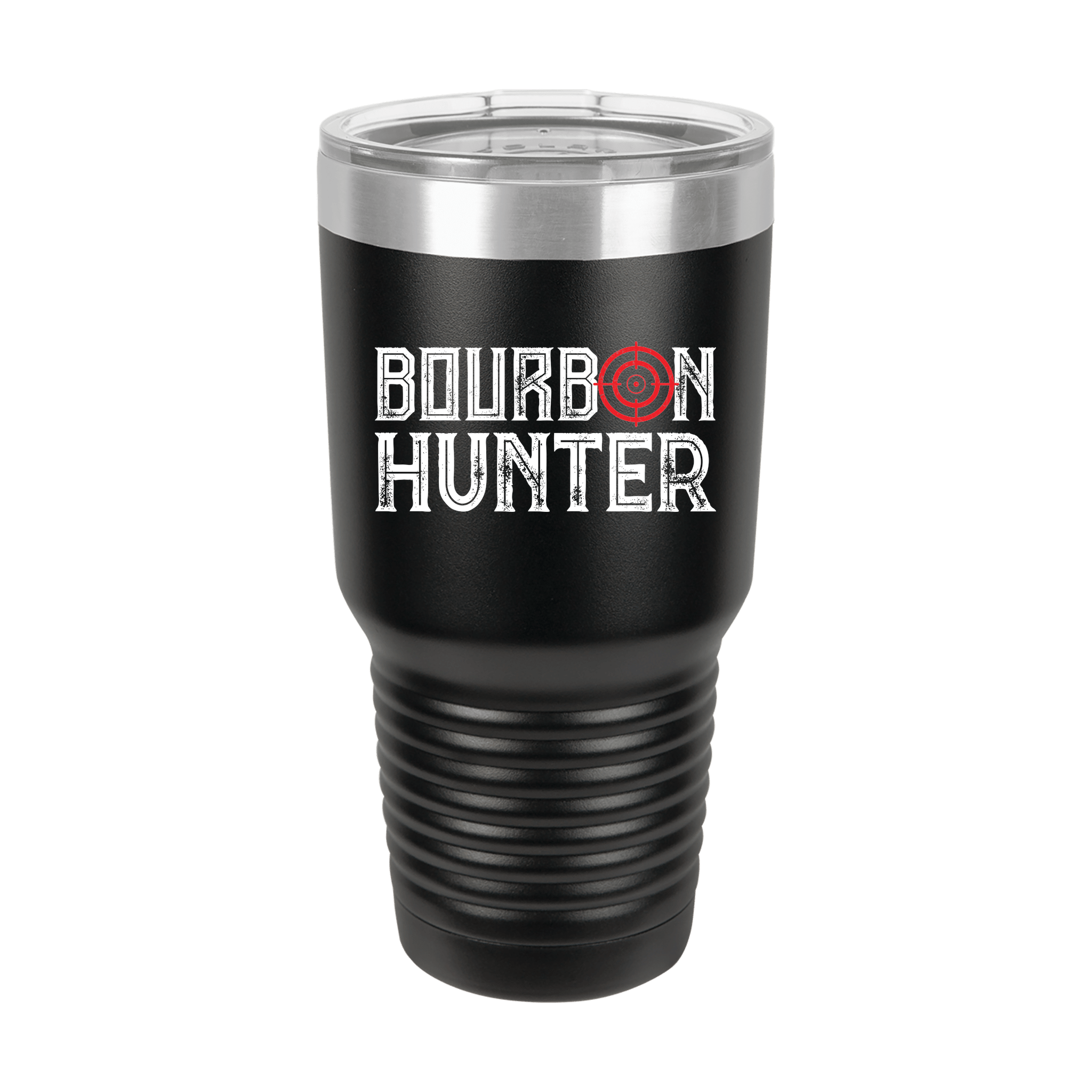Bourbon Hunter 30oz Tumbler – Insulated Travel Tumbler for Whiskey Lovers