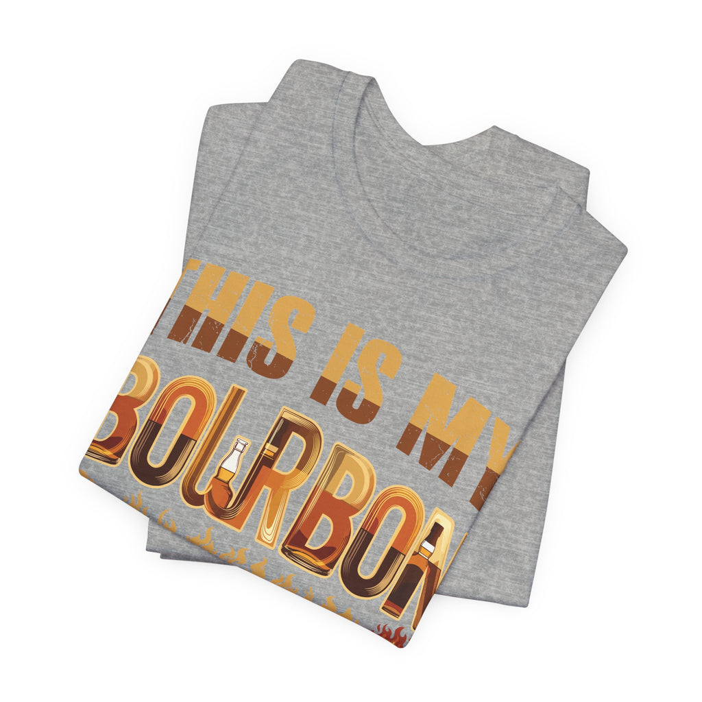 This is My Bourbon & Barbeque Premium CrewneckTee