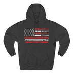 Bourbon, Whiskey, Scotch & Freedom American Flag Premium Hoodie