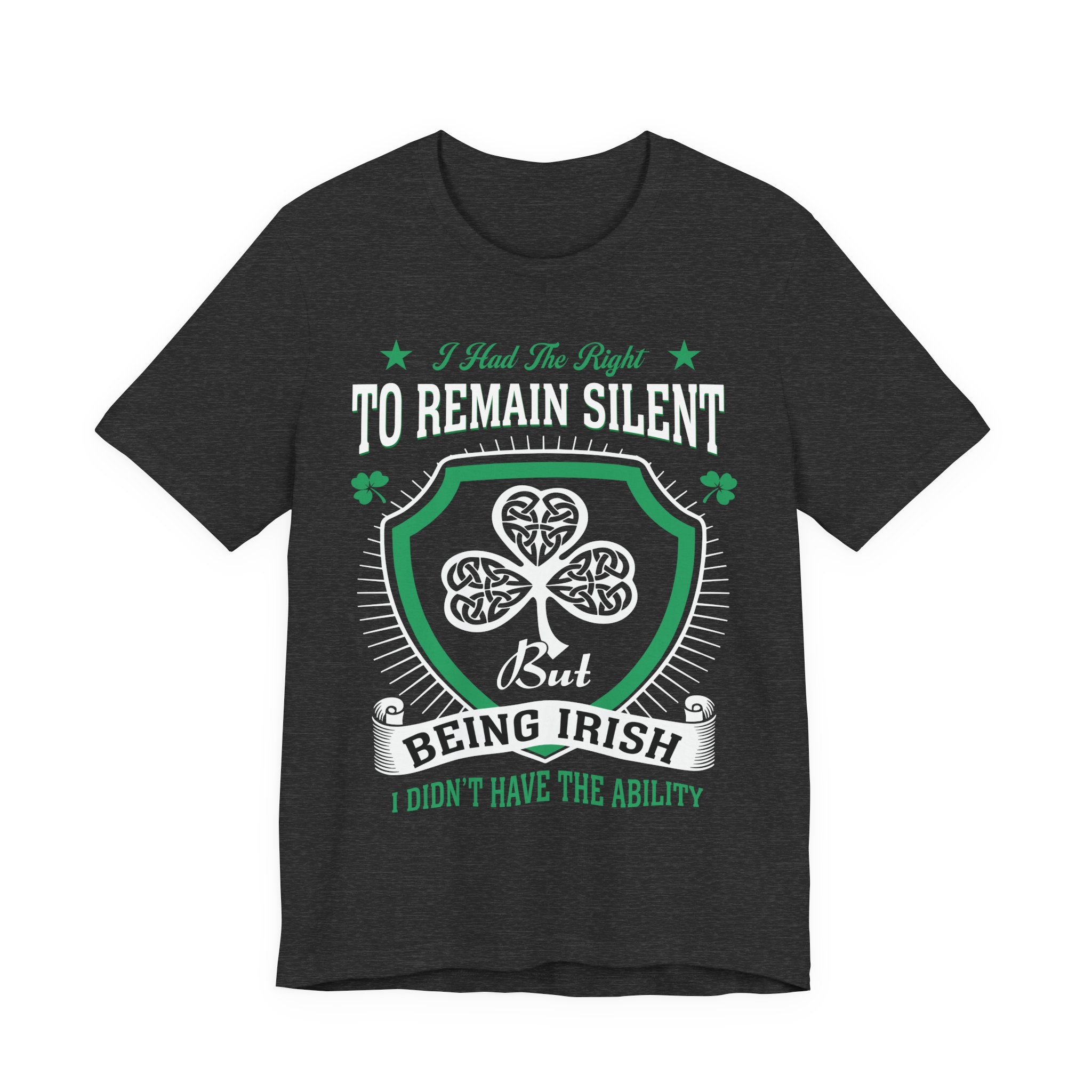 Irish Right To Remain Silent Premium CrewneckTee