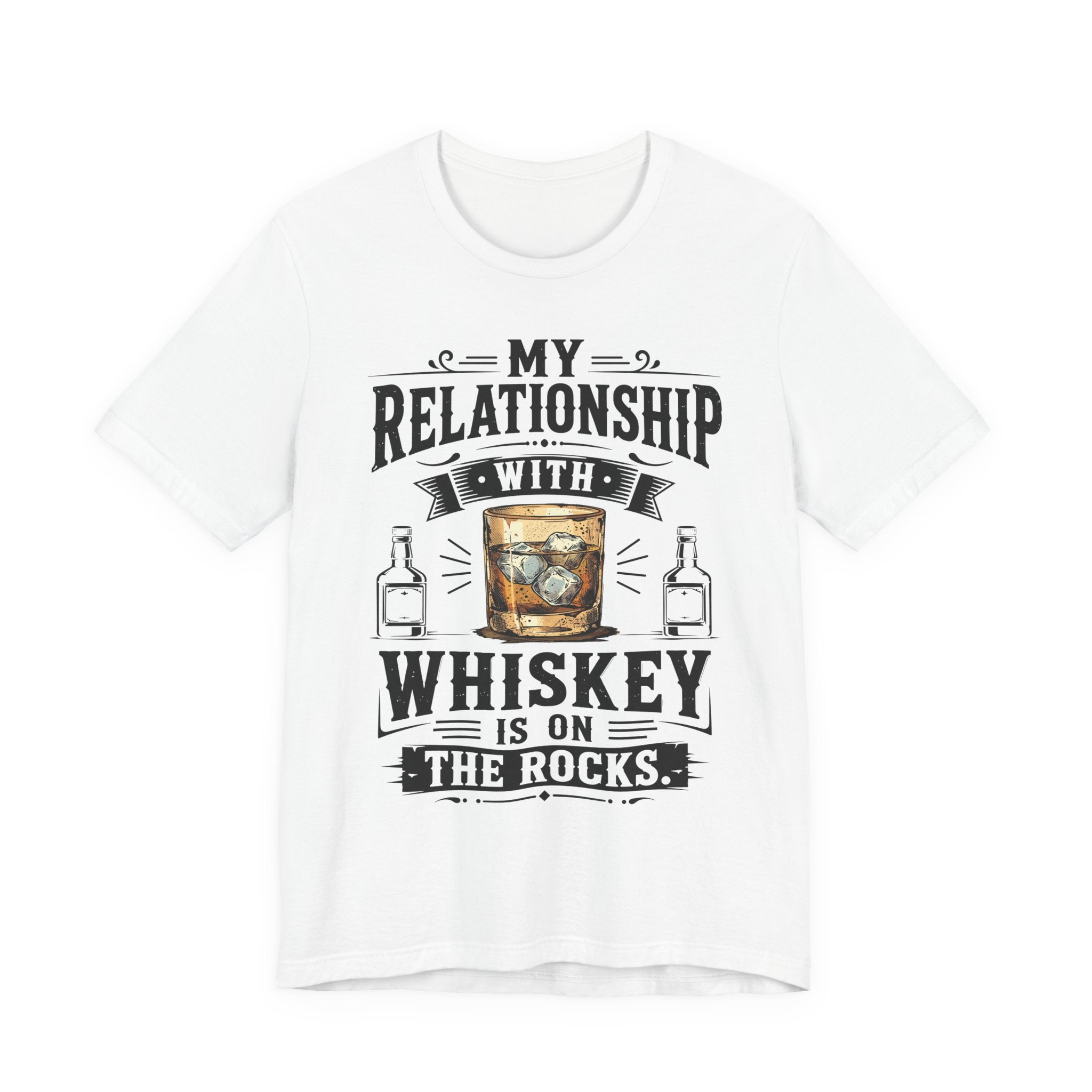 My Relationship With Whiskey Is On The Rocks Tee