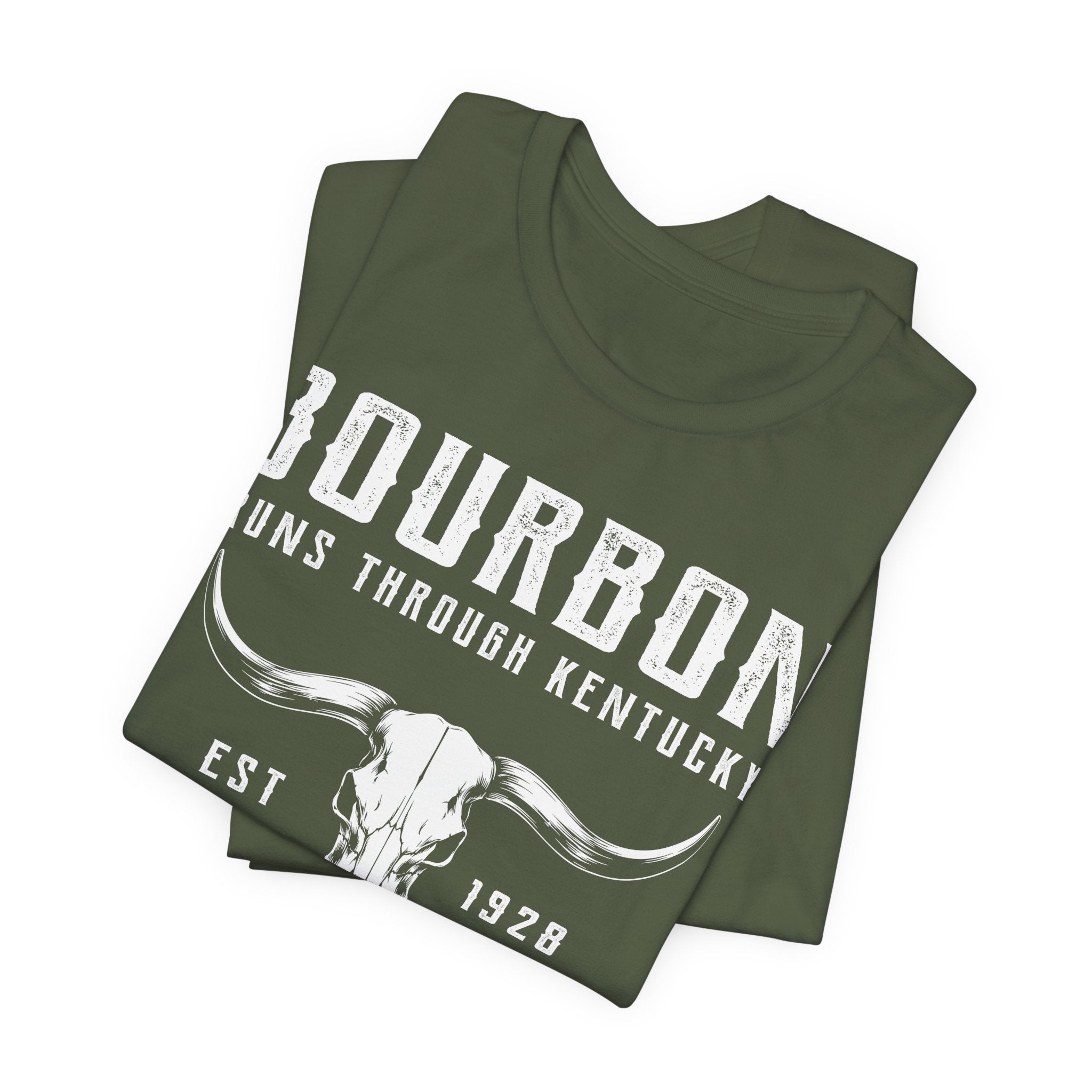 Bourbon Runs Through Kentucky Premium Tee