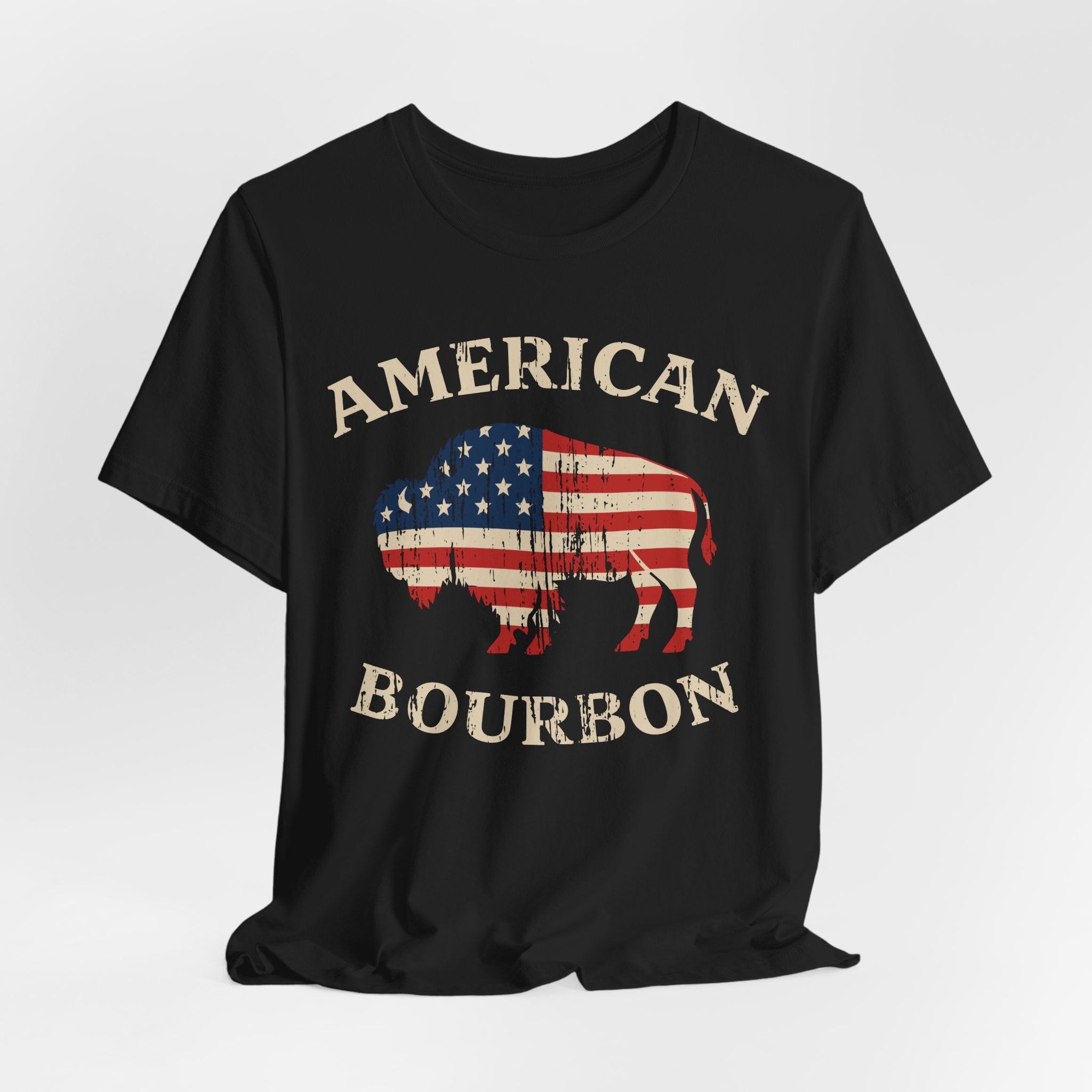 American Bourbon Buffalo Premium CrewneckTee