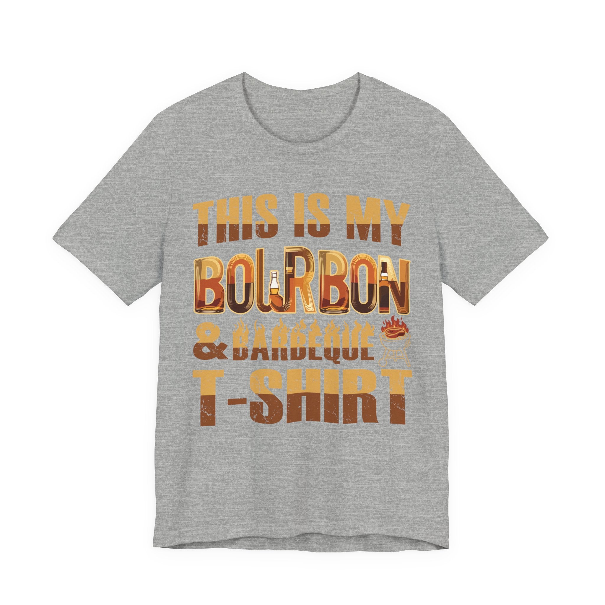 This is My Bourbon & Barbeque Premium CrewneckTee