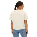 Bourbon Whiskey 2028 Boxy Tee — 'Less Promises More Proof' Women's Shirt