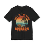Toes in the Sand, Bourbon in My Hand Tee