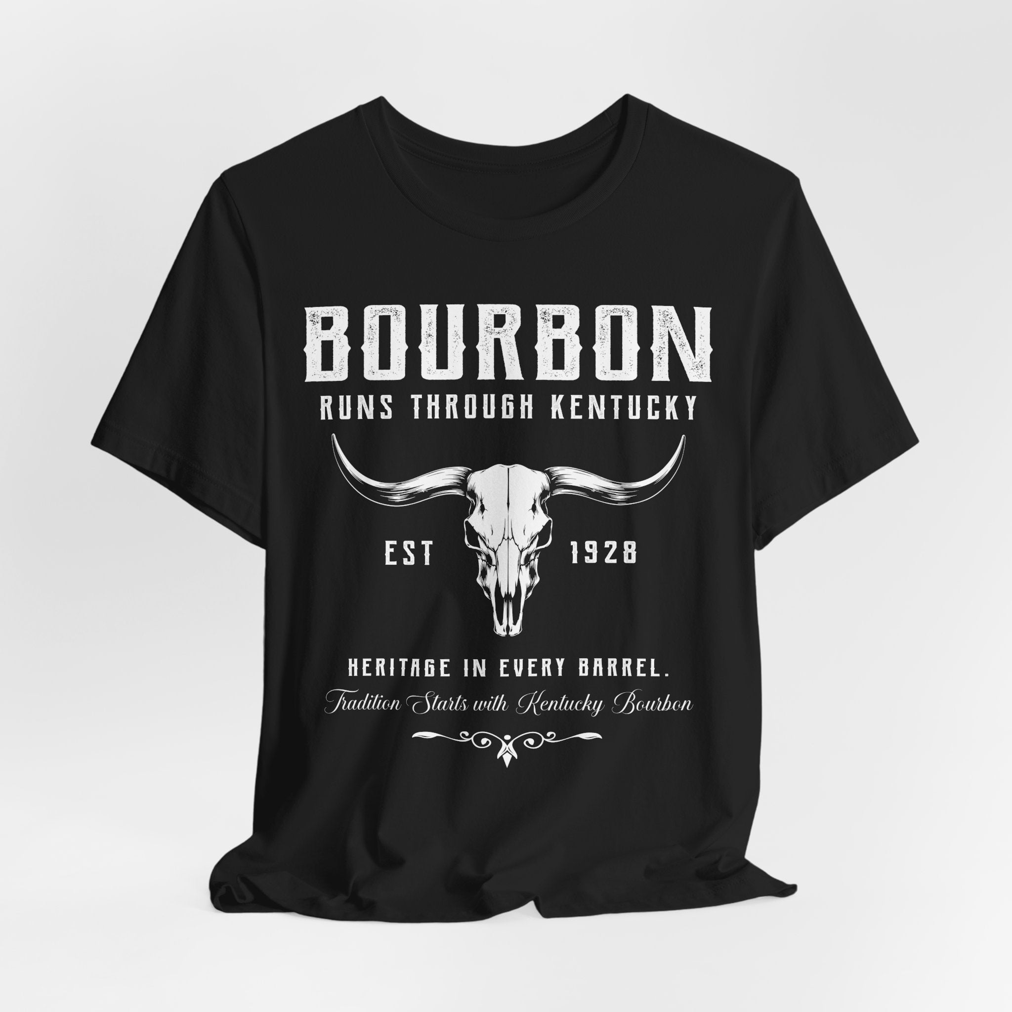 Bourbon Runs Through Kentucky Premium Tee