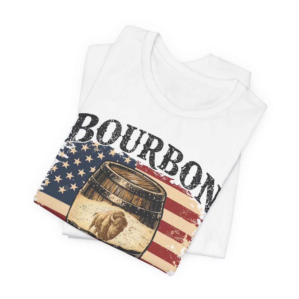 Bourbon Built America Premium CrewneckTee