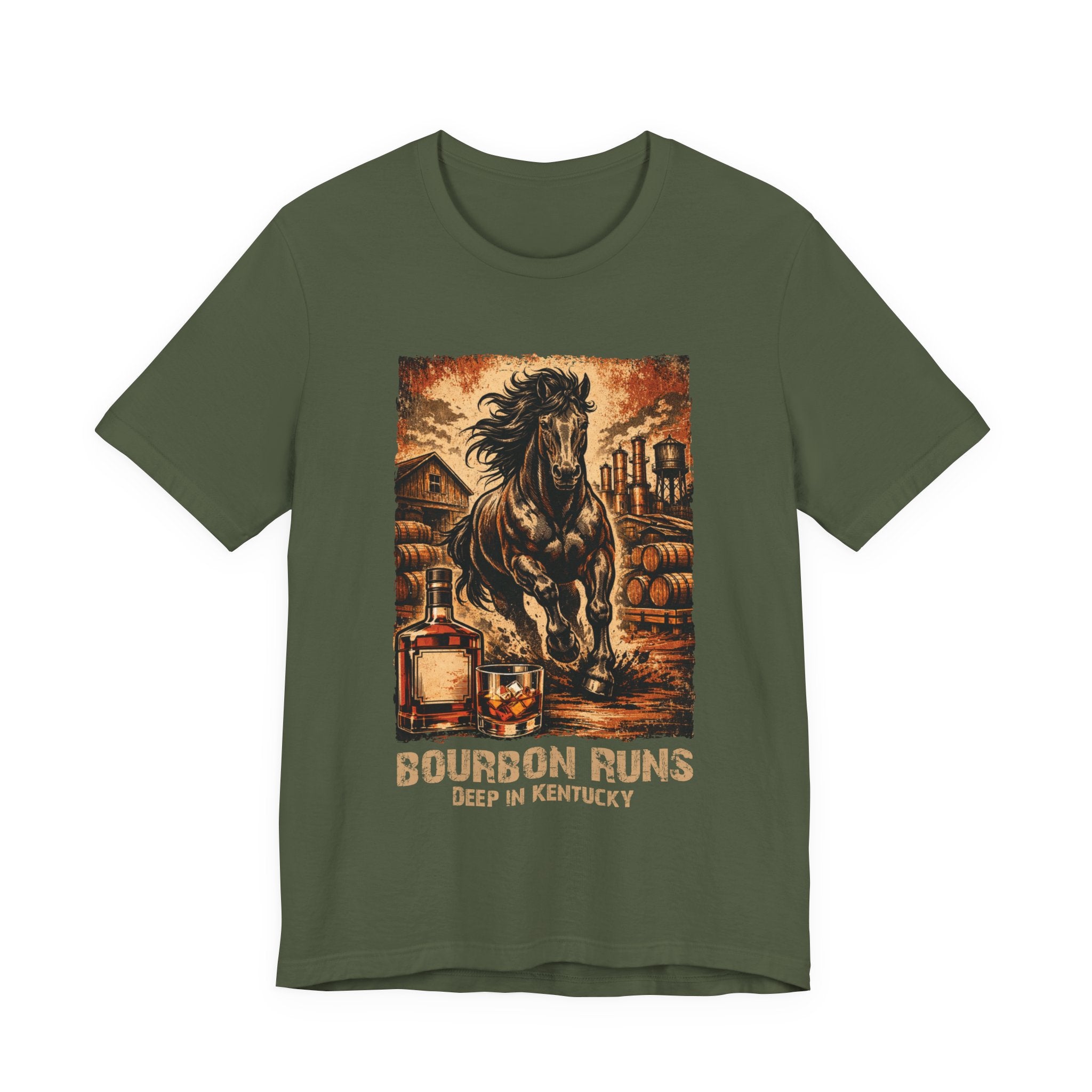 Bourbon Runs Deep in Kentucky Premium Tee