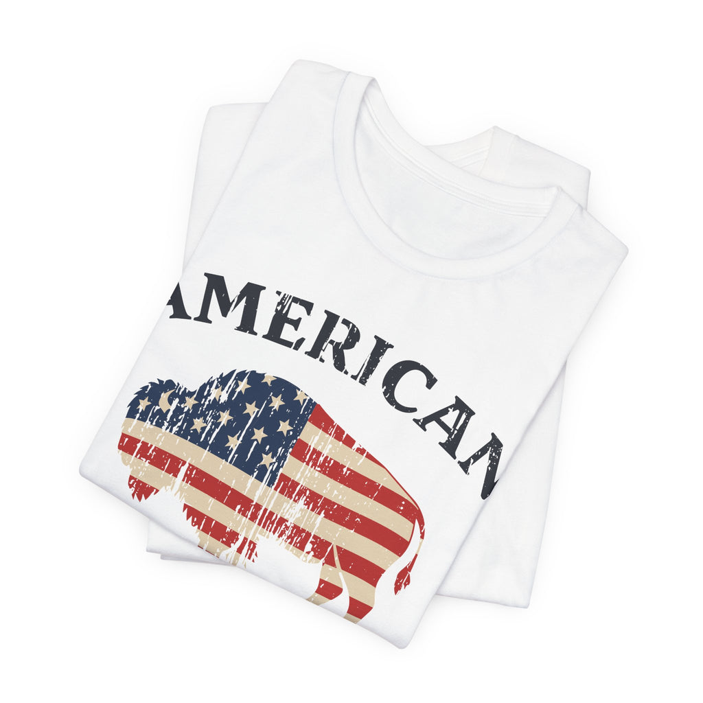 American Bourbon Buffalo Premium CrewneckTee
