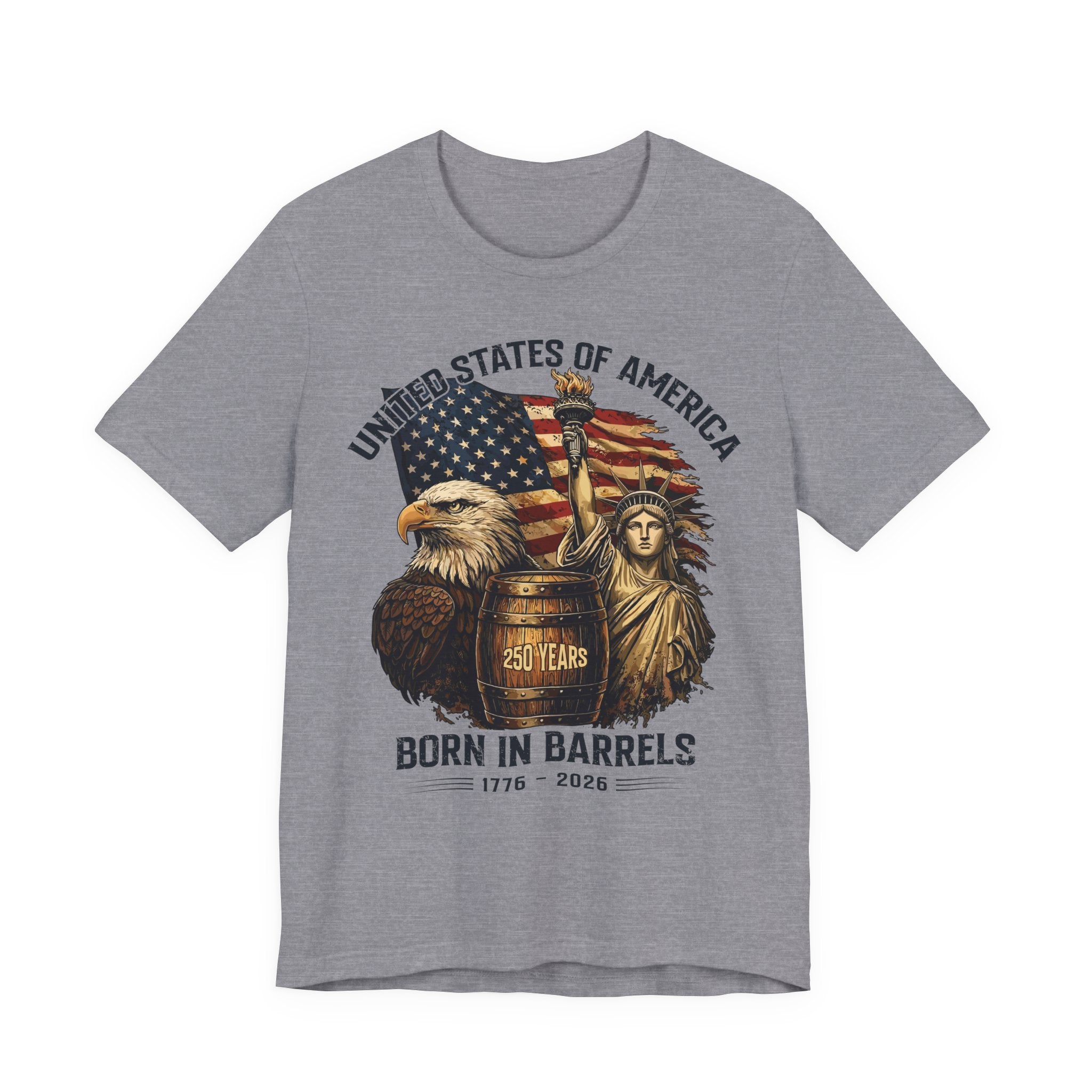 United States of America – Born In Barrels – 250 Years Premium Tee
