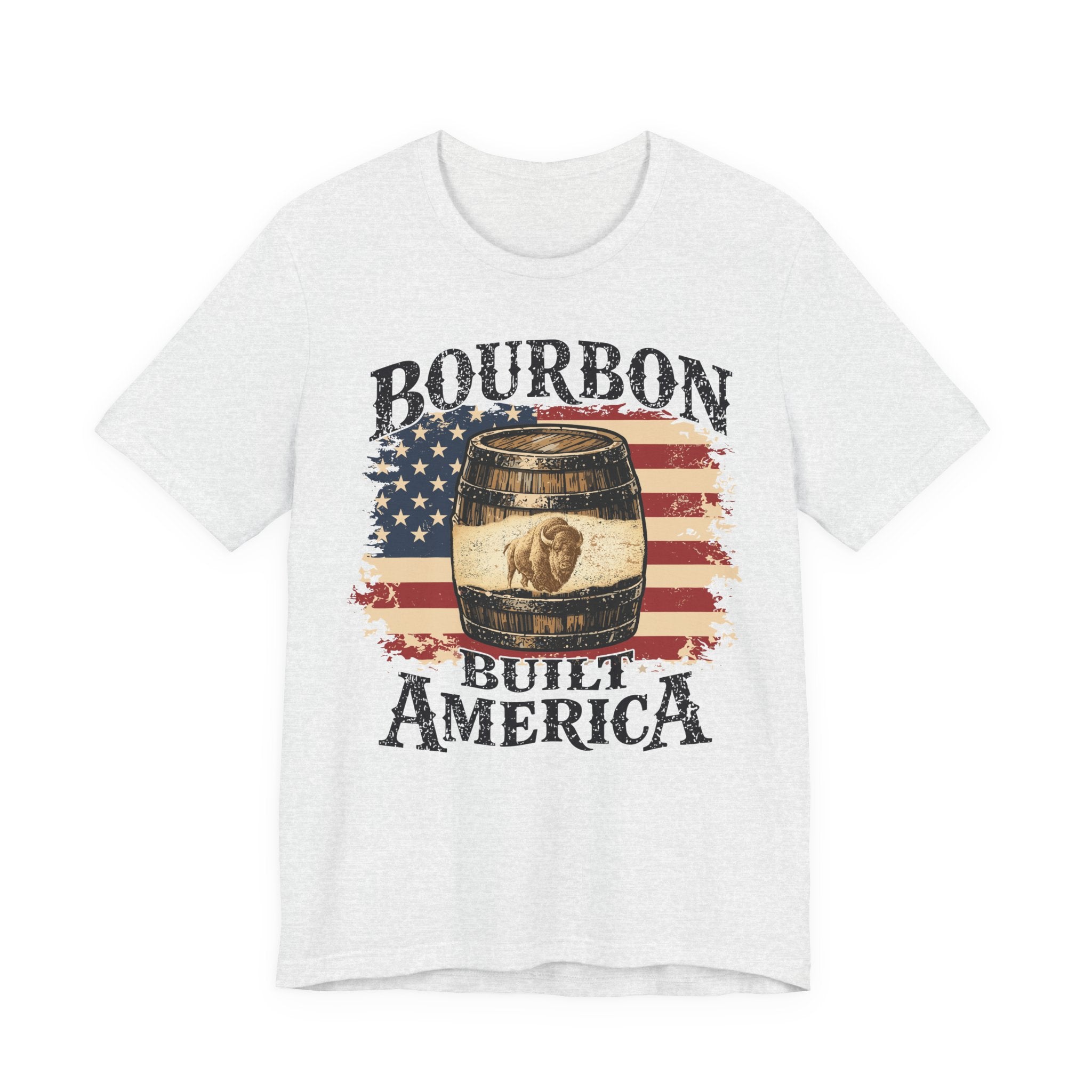 Bourbon Built America Premium CrewneckTee