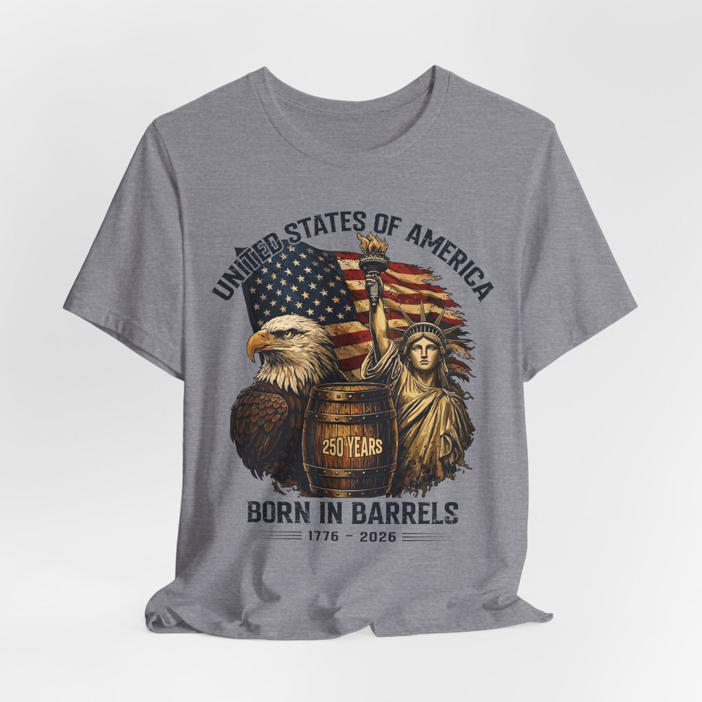 United States of America – Born In Barrels – 250 Years Premium Tee