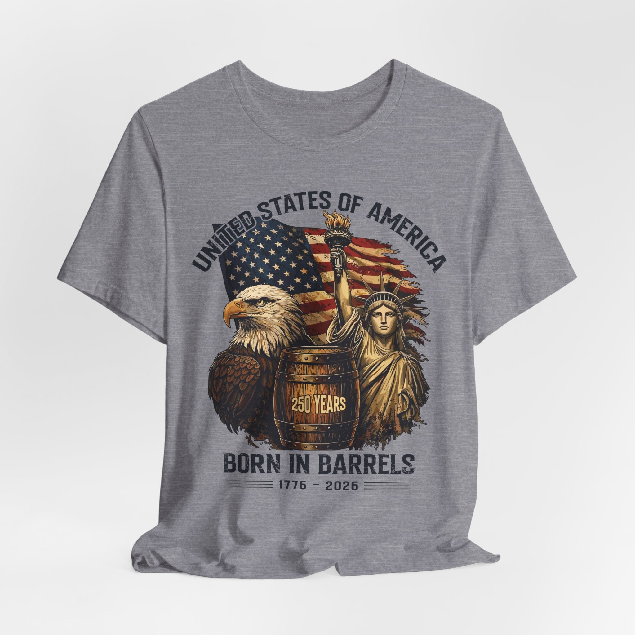 United States of America – Born In Barrels – 250 Years Premium Tee
