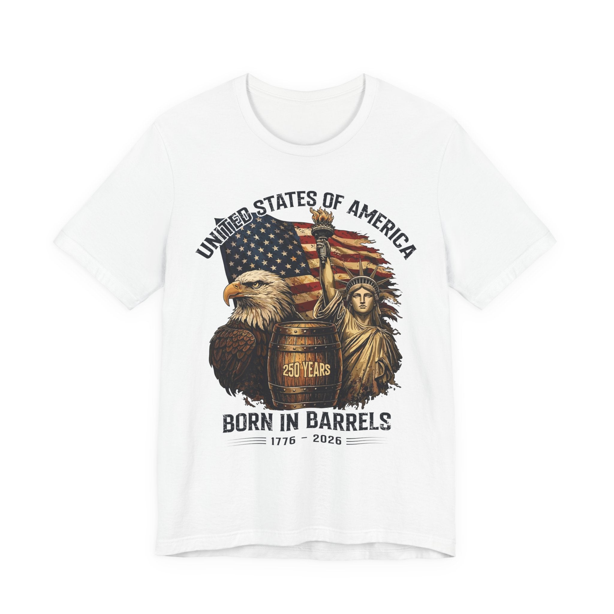 United States of America – Born In Barrels – 250 Years Premium Tee