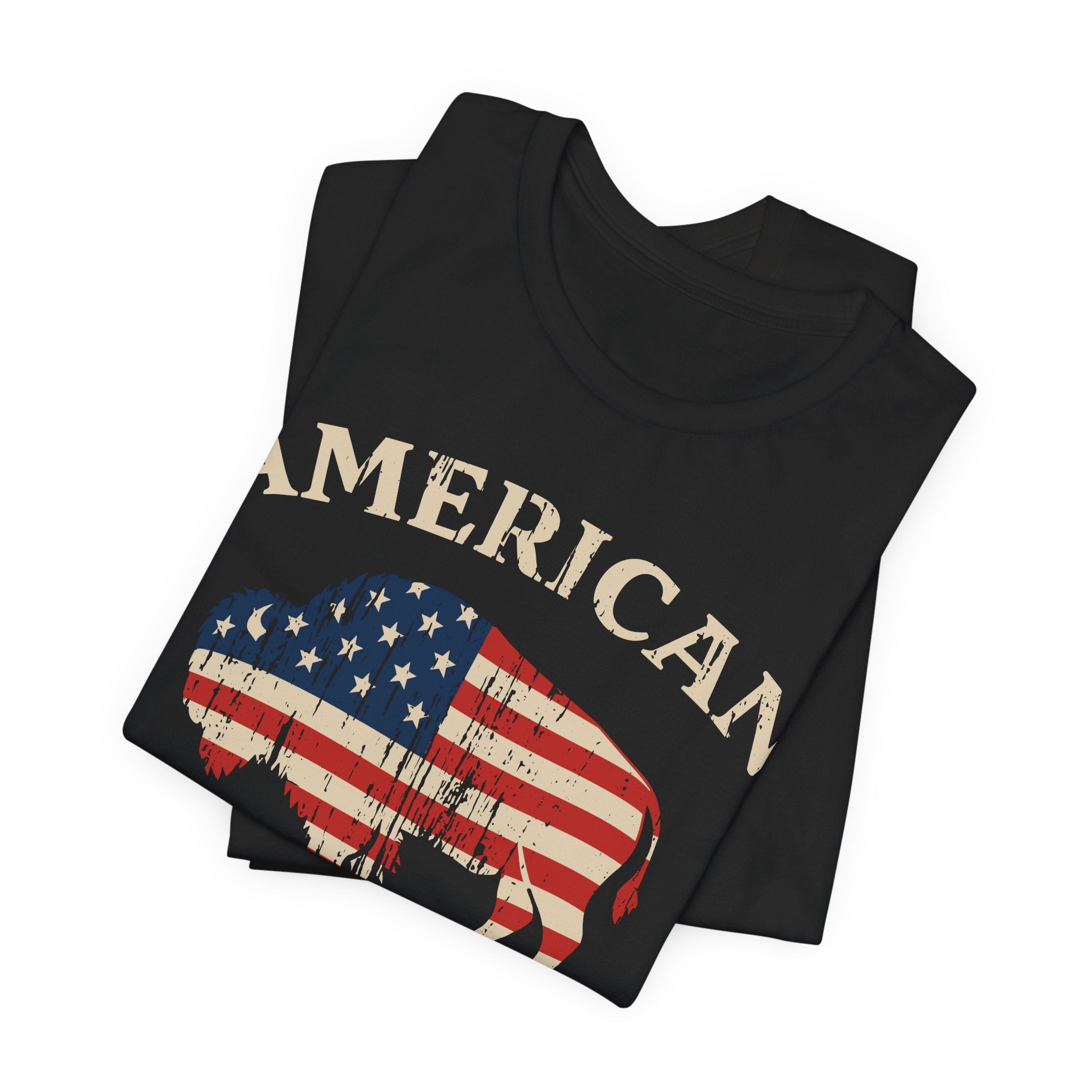 American Bourbon Buffalo Premium CrewneckTee