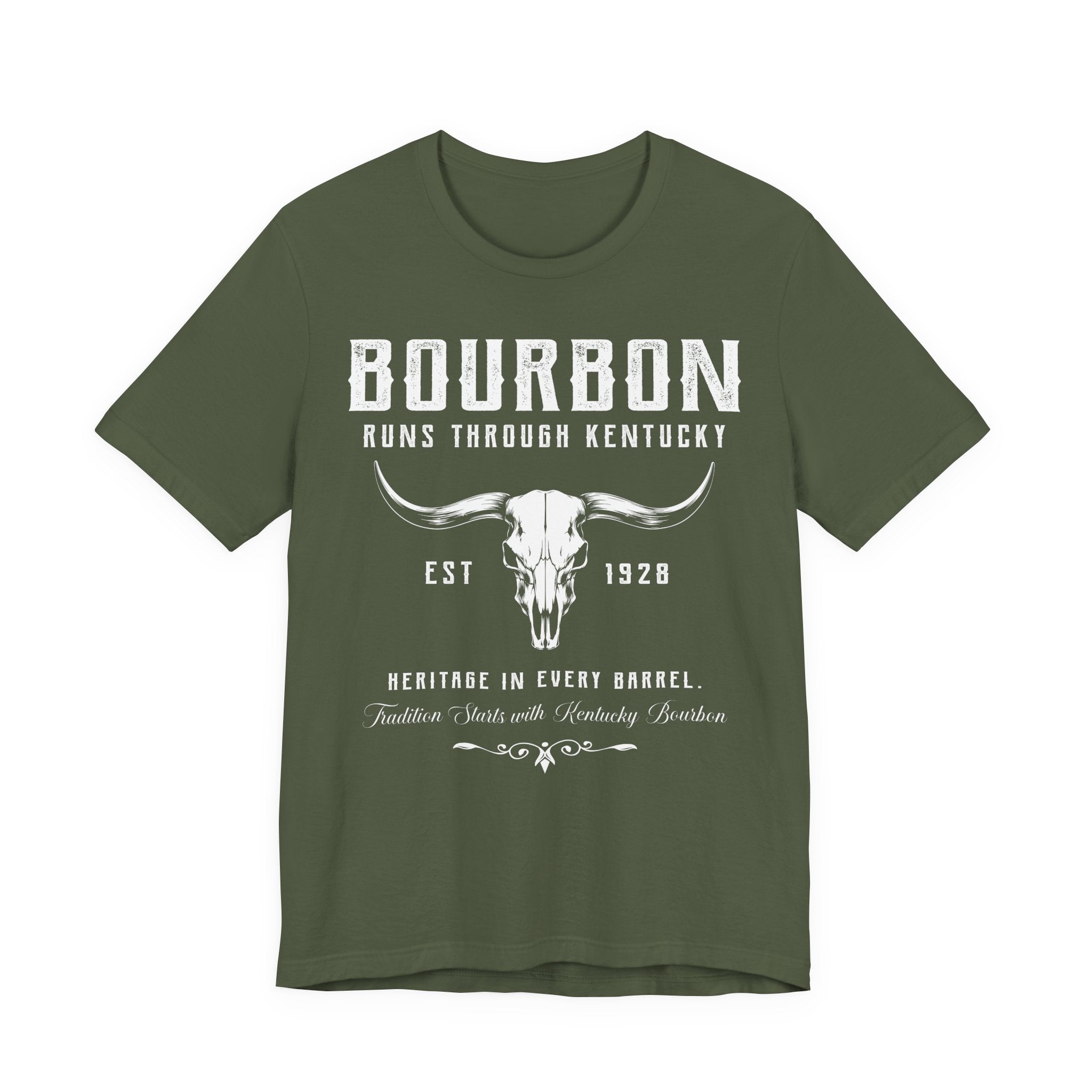 Bourbon Runs Through Kentucky Premium Tee