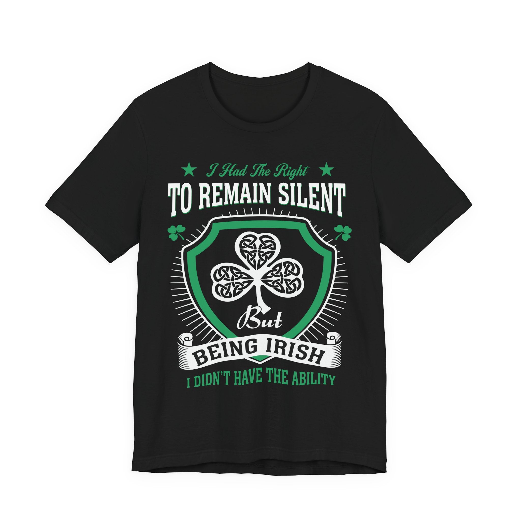 Irish Right To Remain Silent Premium CrewneckTee