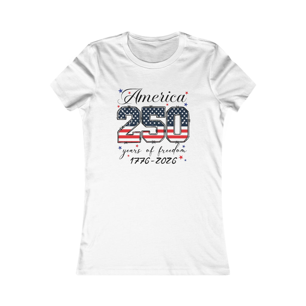 America 250 years of freedom 1776-2026 Women's Tee