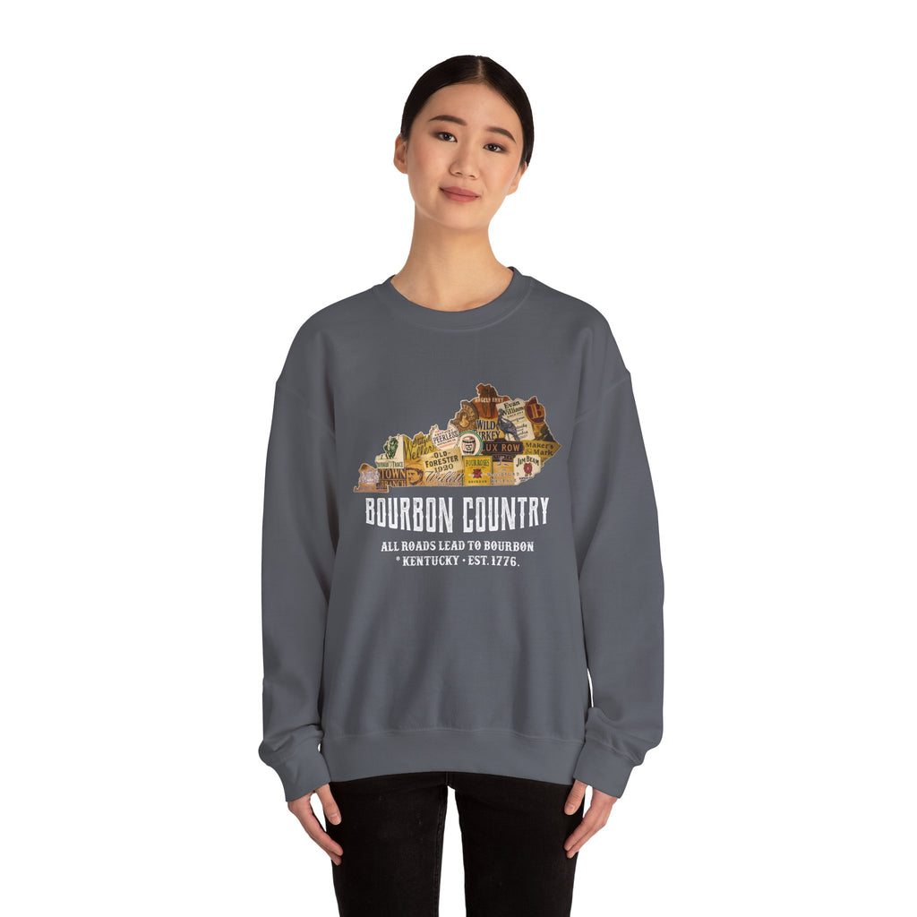 All Road lead to Bourbon Premium Sweathshirt