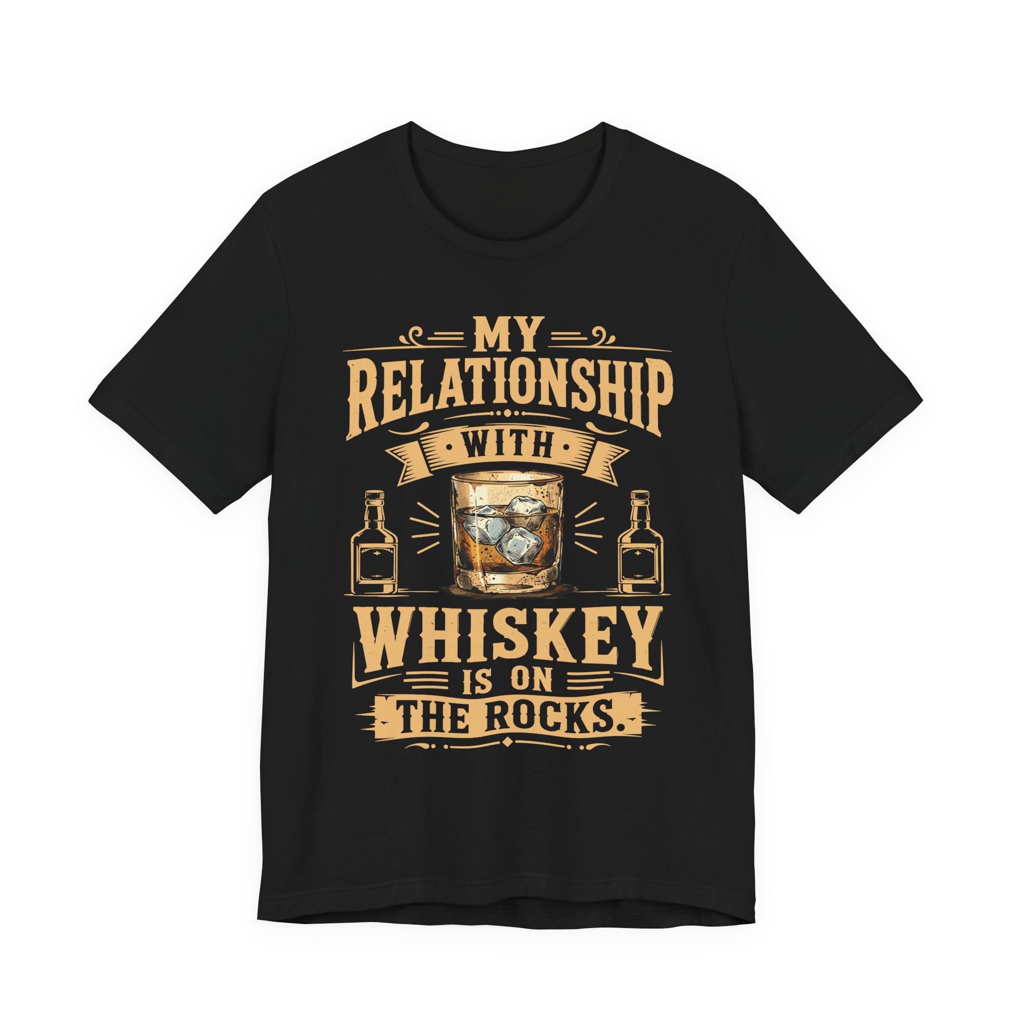 My Relationship With Whiskey Is On The Rocks Tee