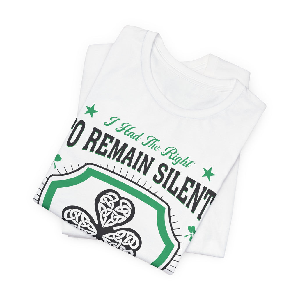 Irish Right To Remain Silent Premium CrewneckTee