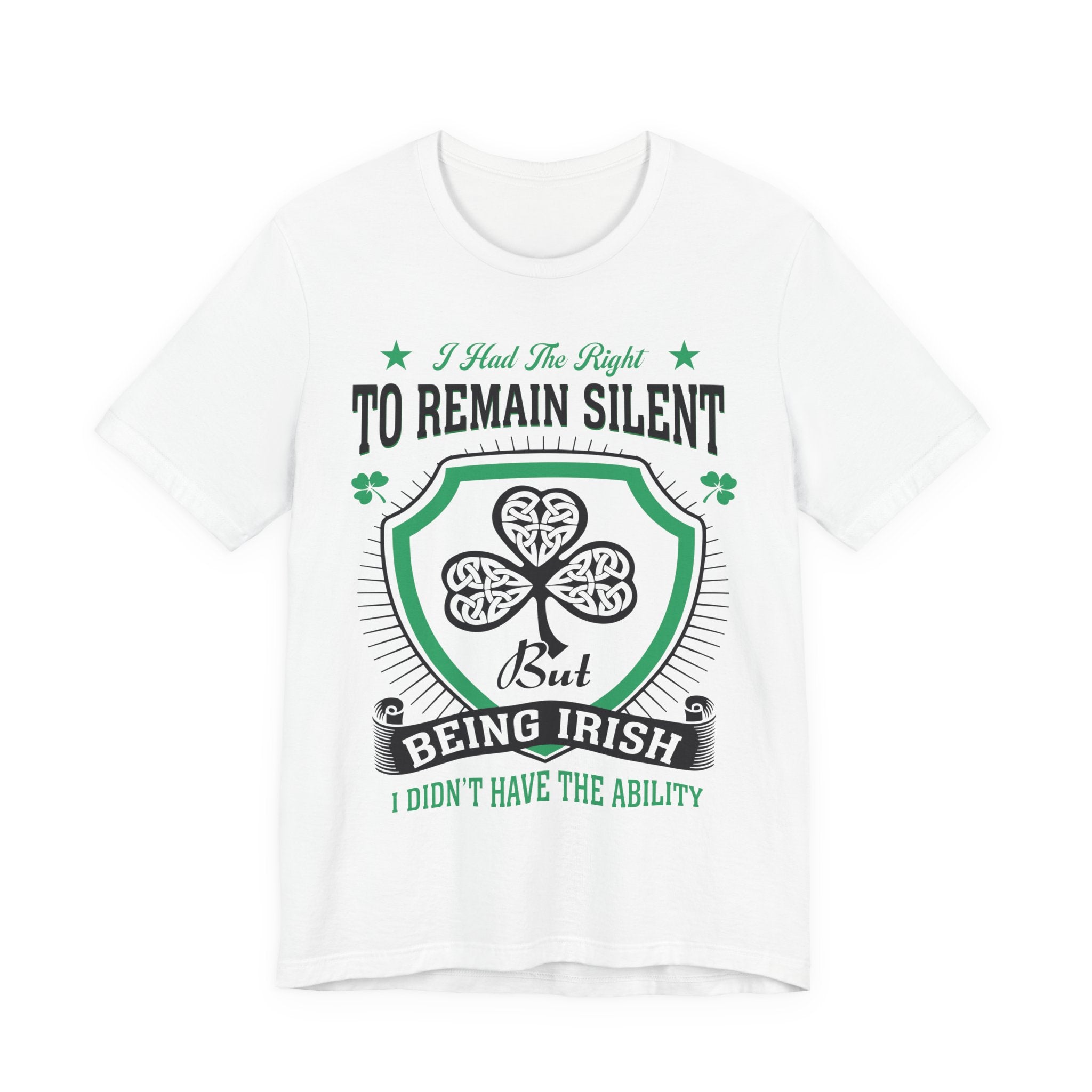 Irish Right To Remain Silent Premium CrewneckTee