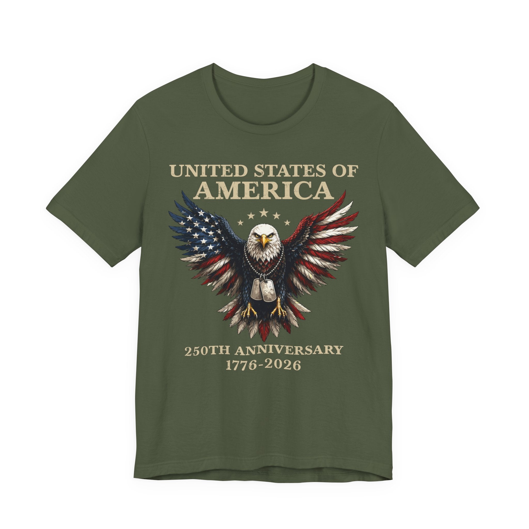United States of America military Tags– 250th Anniversary Tee