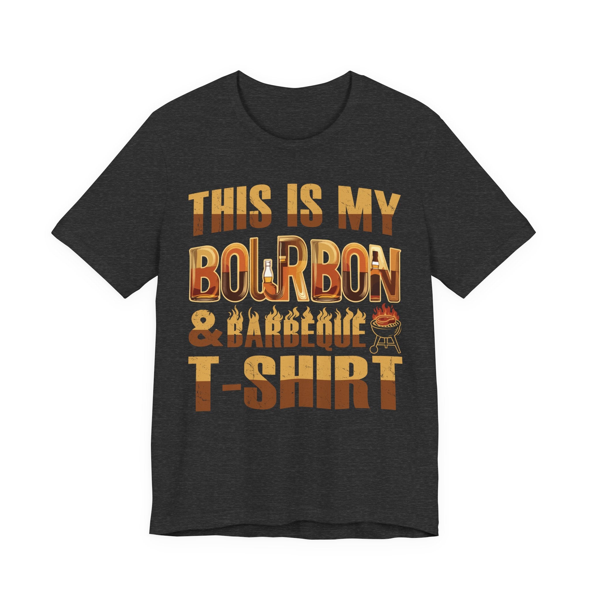 This is My Bourbon & Barbeque Premium CrewneckTee