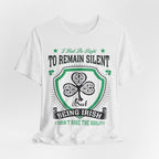 Irish Right To Remain Silent Premium CrewneckTee