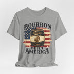 Bourbon Built America Premium CrewneckTee