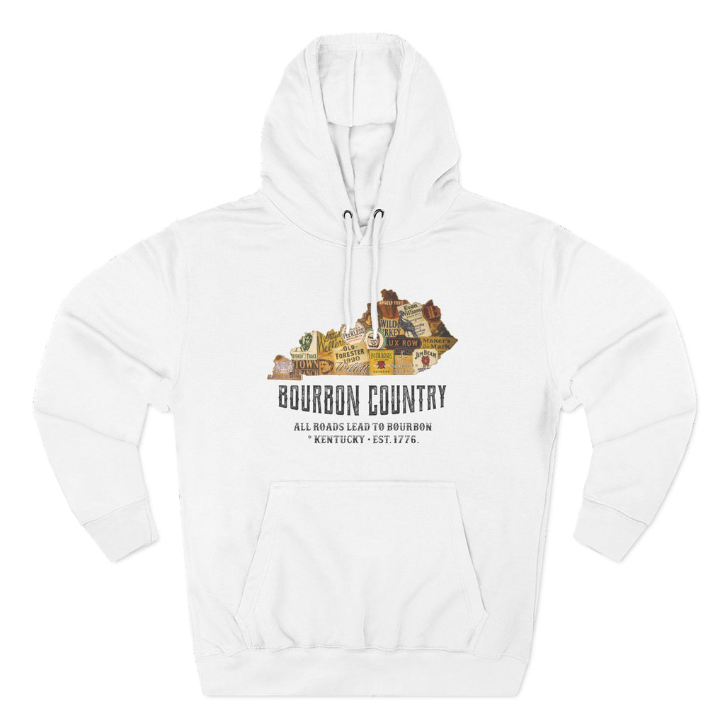 Bourbon Country - All Roads Lead to Bourbon Premium Hoodie