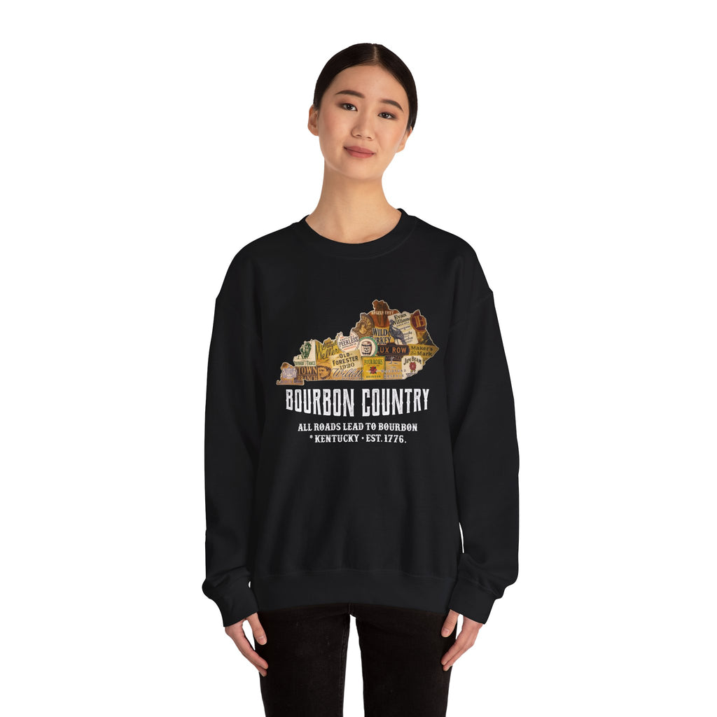 All Road lead to Bourbon Premium Sweathshirt