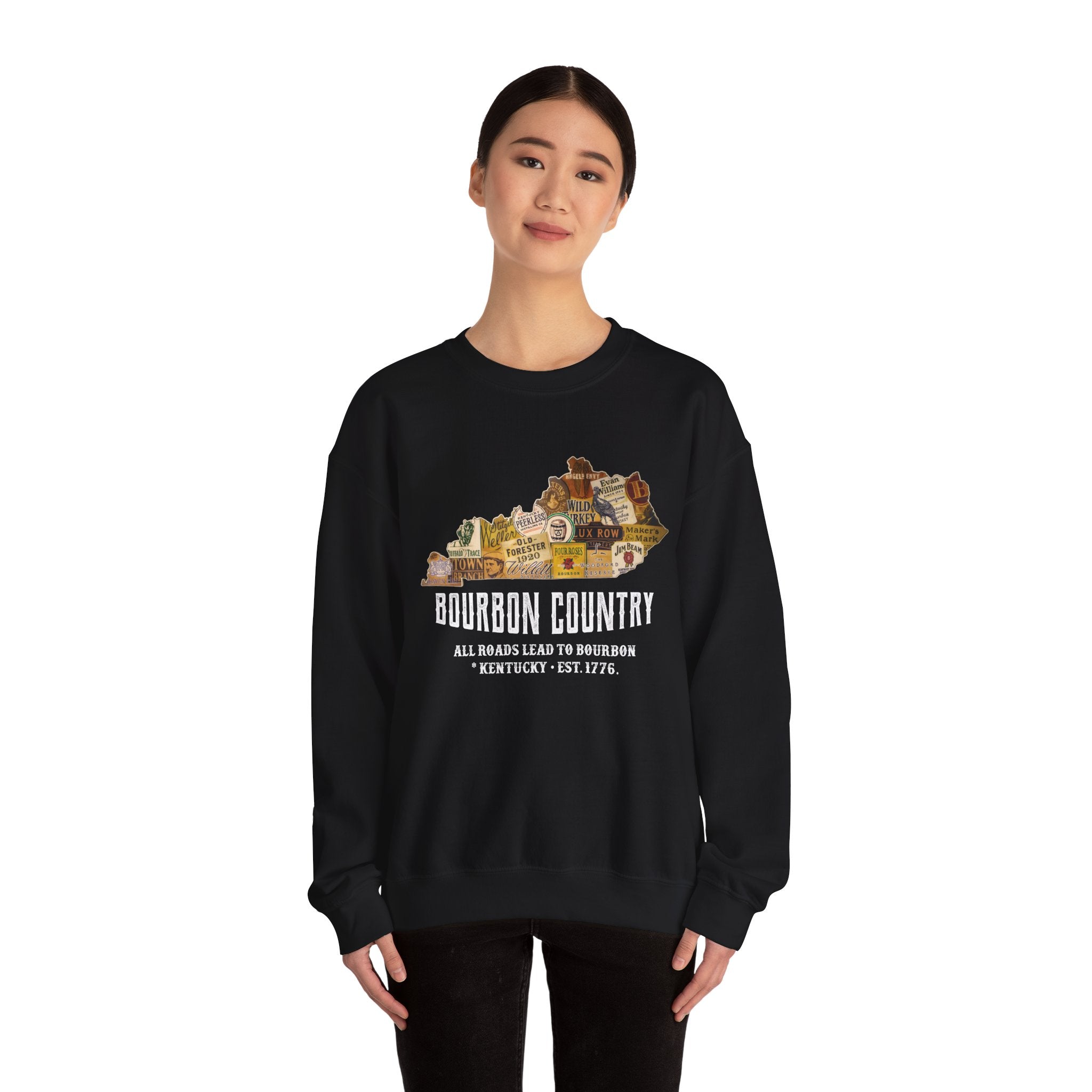 All Road lead to Bourbon Premium Sweathshirt
