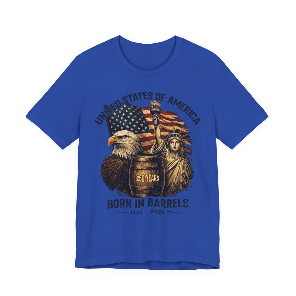 United States of America – Born In Barrels – 250 Years Premium Tee