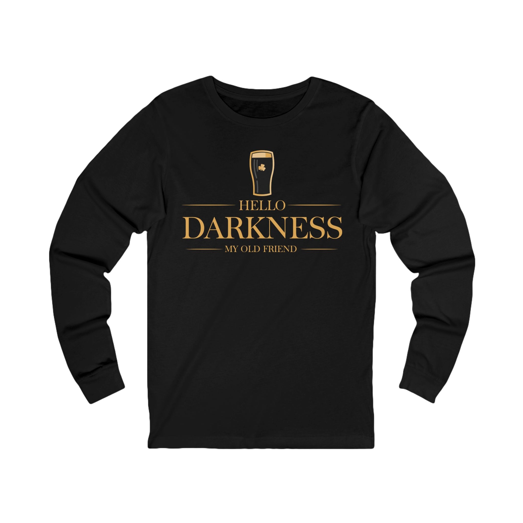 Hello Darkness Gold Premium Long Sleeve Tee