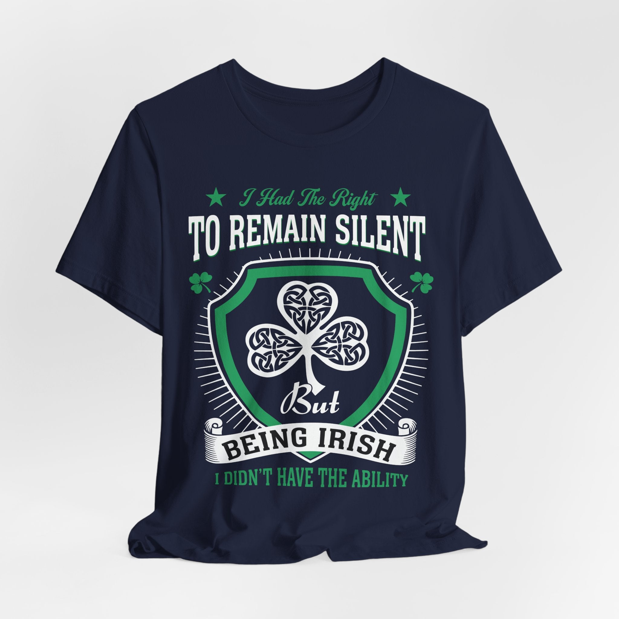Irish Right To Remain Silent Premium CrewneckTee