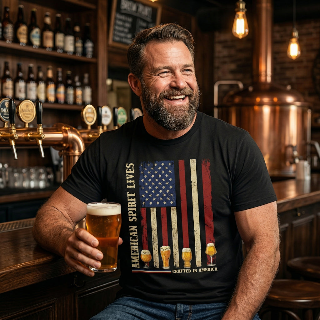 American Spirit Lives – Crafted in America Premium Tee