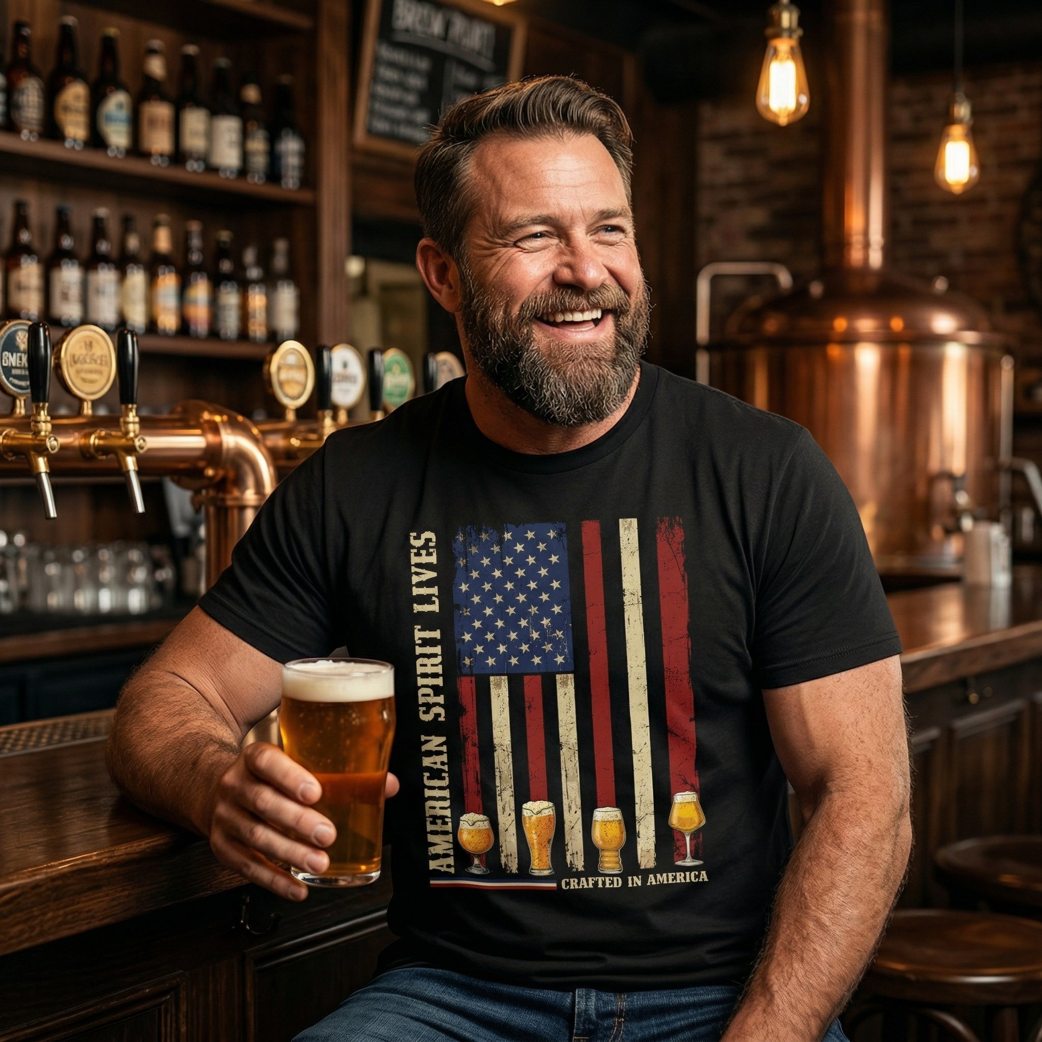 American Spirit Lives – Crafted in America Premium Tee