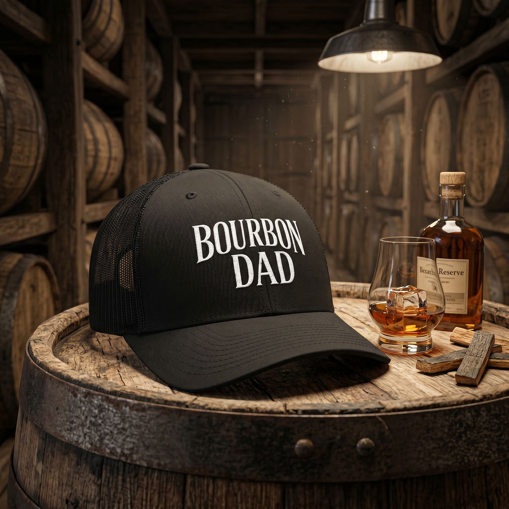 Bourbon Dad Snapback Hat