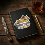 Bourbon Country Sticker — 'All Roads Lead to Bourbon' Kentucky Kiss-Cut Decal
